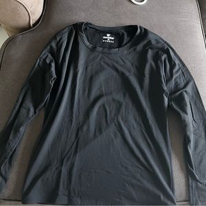 Black Long Sleeve Biking Shirt